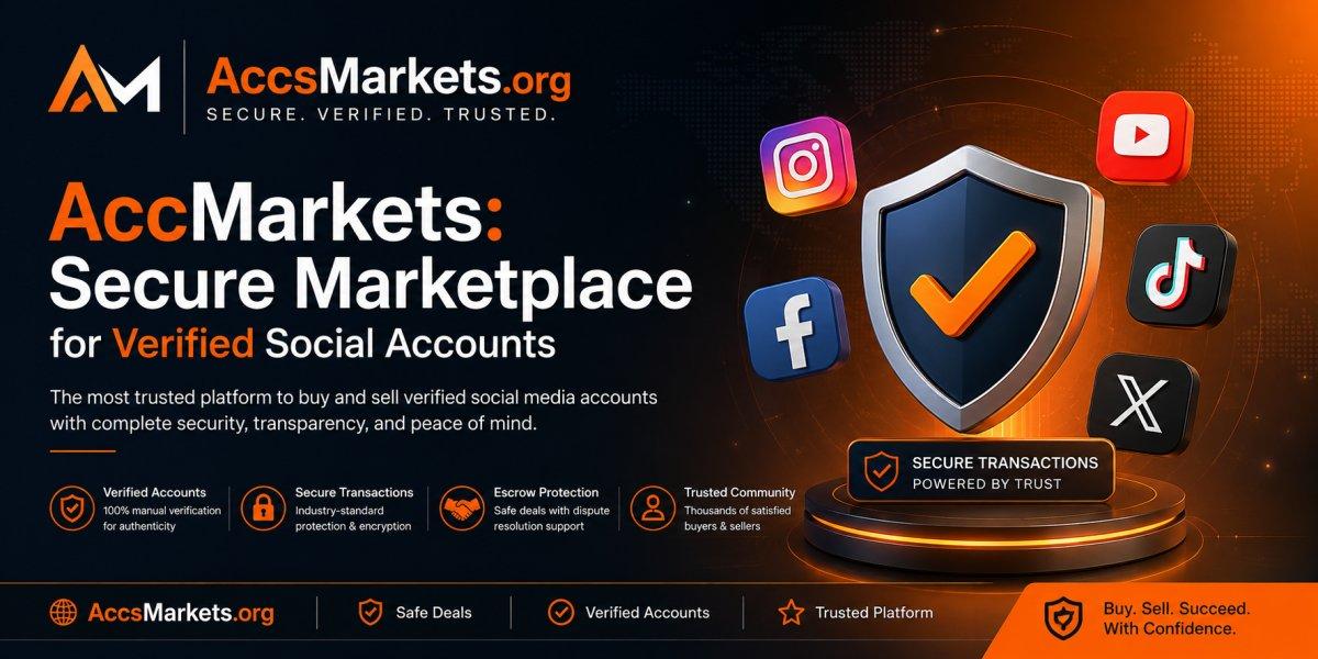 AccMarkets: Secure Marketplace for Verified Social Accounts